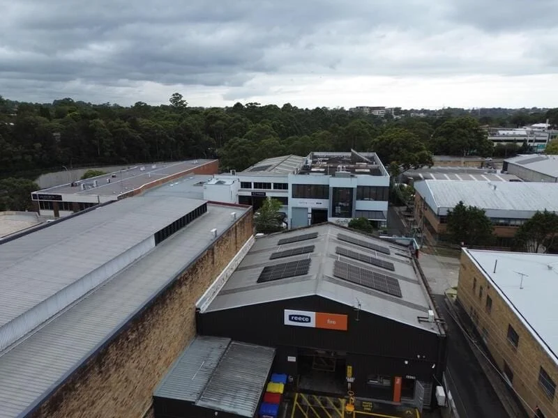 Reece Plumbing commercial solar project, Artarmon, Brookvale, Alexandria, St Leonards